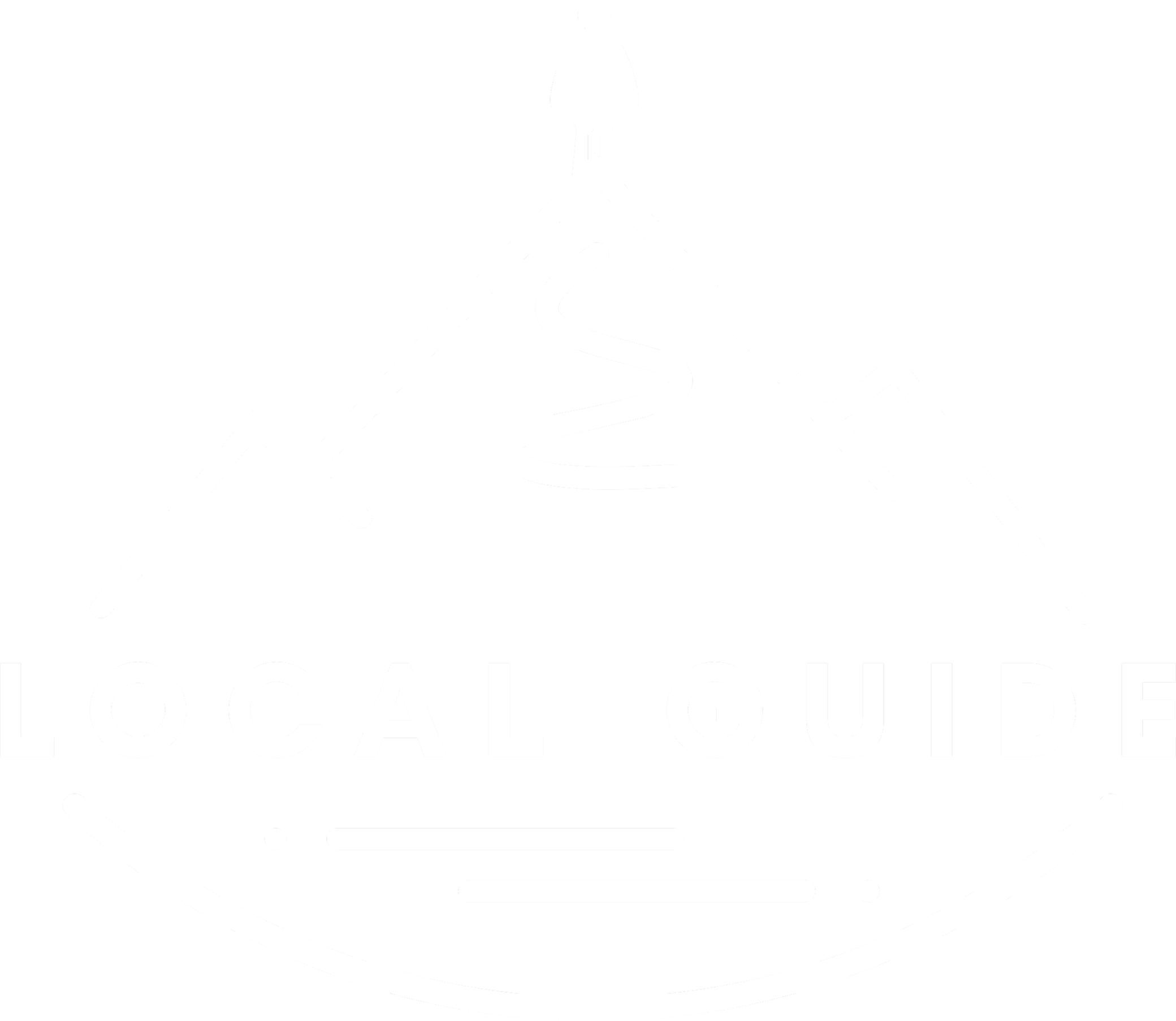 Local Guide White Site Logo